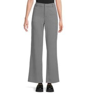 NWT Area Stars Victoria Crepe Work Pants Wide Leg High Waist Career Gray Small
